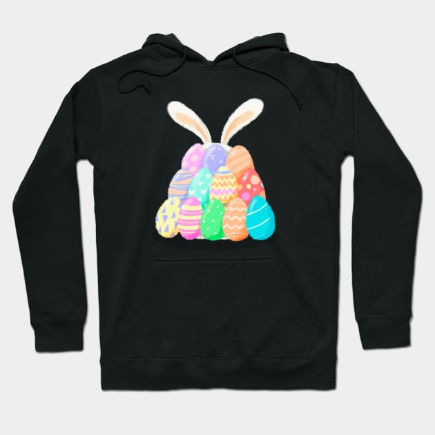 Easter Bunny eggs Hoodie by American VIP